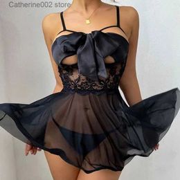 Sexy Set Woman Lingerie Sexy Hot Erotic Pajamas Porno Sleepwear Lingerie Transparent Sexy Underwear Baby Doll Teddy Comes Sexy Dress T231030