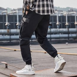 Men's Pants Men's 2023 Mens Cargo Men Joggers Hip Hop Techwear Male Japanese Streetwear Harem Jogging Trousers For