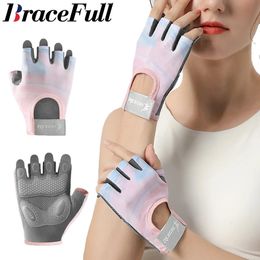Ski Gloves 1Pair Workout Men Women Gym Lifting Fitness Climbing Exercises Work Out Wrist Belt Shock Absorb Foam Pad Palm Crossfit 231030