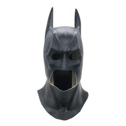 Adult Men Dark Knight Bat Bruce Cosplay Wayne Costume Halloween Masquerade Mask Head Accessories