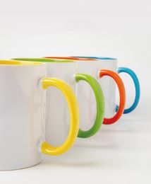 Sublimation Blank Coffee Mug Personalised Custom Ceramic Mug Log Printing Photo QR Code Customise Water Cup Party Gifts