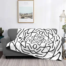 Blankets Pro Level - Colour It All! Fun With Sharpies Design ( 6 ) Air Conditioning Blanket Travel Portable Heavily Geometric