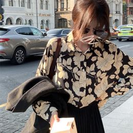 Women's Blouses Fashion Shirt Print Female Long Sleeve Clothes Harajuku Tee Ladies Top Shirts Women Clothing