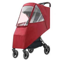 Shopping Cart Covers Baby stroller rain cover wind proof dust and cold universal full high landscape small foam 231030