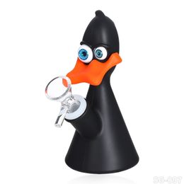 Silicone Smoke PotNew Duckling Shape Smoking Pipe Smoking Scoop Smoking Herbal Holders Tools Accessories MINI Shisha Hookha