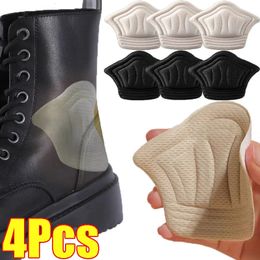 Shoe Parts Accessories 4pcs Heel Sticker for Sport Shoes Insoles Women Antiwear Feet Pad Pain Relief Patch Pads Protector Back Cushion 231030