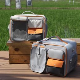 Cat Carriers Travel Bag Pack Zipper Portable Canvas Ladies Breathable Outdoor Case Wheeled Trolley Large Kedi Malzemeleri Pet