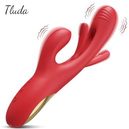2023 Tapping Flapping Vibrator for Women Clitoris Clit Stimulator Powerful Sex Toy Woman Female Goods Rabbit Vibrators for Adult 231012
