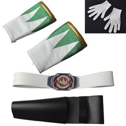 Rangers Heroes Cosplay Costume Accessories Green Dragon Soldier Burai Wristband Belt Holster Adults Hero Decoration Props