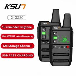 Walkie Talkie KSUT GZ20 2 PCS Included UHF Radio Comumicador Station Receiver Portable Wireless Set For Camping Bar el 231030