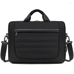 Briefcases Chikage Urban Business Handbag Men's Laptop Bag Commuting Travel Portable Shoulder High Quality Casual Diagonal Span