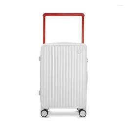 Suitcases Wide Trolley Suitcase Female Small Lightweight 20 Inch Boarding Bag Mute Universal Wheel Strong Durable 24 Travel