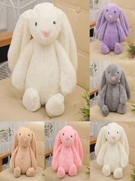 30CM 12Inch Bonnie Bunny Rabbit Stuffed Plush Toys Large Long Ear Rabbit Plush Dolls For Children Solid Animal Party Birthday Kids2338827