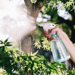 Watering Equipments 500ML Mister Spray Bottle With Hand Pressed Plastic Water For Gardening Flowers Tools