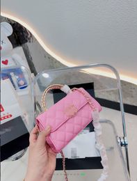 Chan Handle Bag Chain Crossbody Small Bag Party Bag Women's bag birthday gift size 19cm Christmas gift