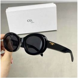 Sunglasses Retro cat's eye sunglasses for women CE's Arc de Triomphe oval French high street dsa54