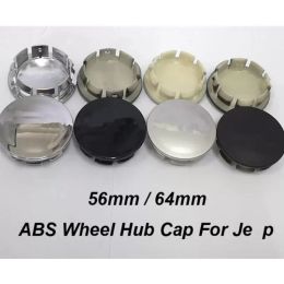 100pcs Wheel Covers Auto Car Center Hub Cover Cap Badge 56mm Glossy matte black ZZ