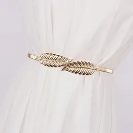 Belts 70cm Women's All-Match Metal Elastic Waist Chain Dress Diamond-Embedded Pendant Belt Fashion Accessories