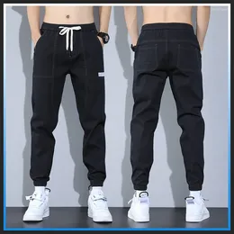 Jeans da uomo Harem Pantaloni estivi sottili Ins Tuta raggiante alla moda 2023 Casual