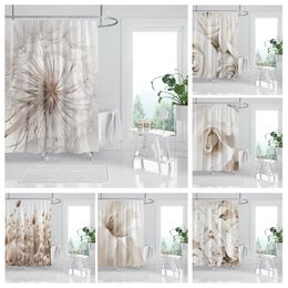 Shower Curtains Waterproof fabric shower curtains Bathroom curtain accessories 180x200 Bath curtain for shower 240*200 nordic boho decoration 231030