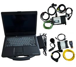 2024 super 2in1 diagnostic tool for BMW ICOM NEXT for sd connect WIFI mb star c5 with cf53 I5 laptop 8g toughbook ready use