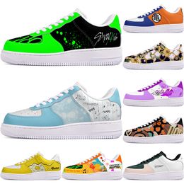 DIY shoes winter beautiful black autumn mens Leisure shoes one for men women platform casual sneakers Classic cartoon graffiti trainers comfortable sports 85957