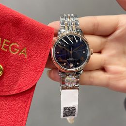 womens Watches High quality watch Diamond watch 34mm Designer watches factory WoMen Luxury watches mens Black Roman Dial Mechanical watch watch women 137