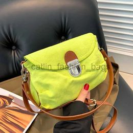 Shoulder Bags faux suede shoulder bag women's fashion trend classic cross body bag women's designer lock bag walletcatlin_fashion_bags