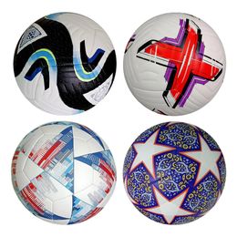 Balls Soccer Ball Size 5 Seamless Stitching Football Leather Official Match 231030