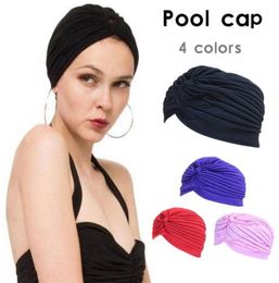 Women Swimming Pool Cap Multicolor Headscarf Bonnet Caps for Yoga Outdoor Sports Cap Swimming Caps7817999