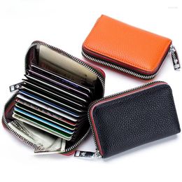 Wallets Utility Organ Card Bag For Women And Men Zip Wallet Purses Rectangle Multi-color Option