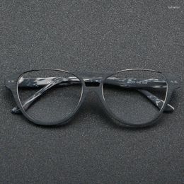 Sunglasses Frames Mirror Frame With Wooden Grain Retro