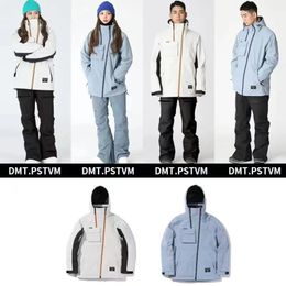 Other Sporting Goods Ski Suit Women Men Hoodie Skiing Snowboard Male Female Winter Warm Outdoor Waterproof Windproof Jacket And Pants 231030