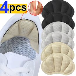 Shoe Parts Accessories 4pcs Heel Insoles Patch Pain Relief Antiwear Cushion Pads Feet Care Protector Adhesive Back Sticker Shoes Insert Insole 231030