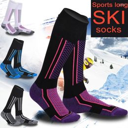 Sports Socks Long Ski Winter Thicken Wearproof Warm Breathable Outdoor Skiing Cycling Hunting Climbing Thermal Sock