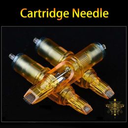 Tattoo Needles 510pcs Tattoo Cartridge Needle RL RM RS M1 Yellow Dragonfly 1 3 5 7 9 11 13 14 15 For Tattoo Machine Pen Needle Accessories 231030