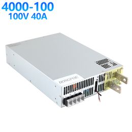 4000W 100V Power Supply 0-100V Adjustable Power 100VDC AC-DC 0-5V Analog Signal Control SE-4000-100 Power Transformer 100V 40A 110VAC/220VAC /380VAC Input