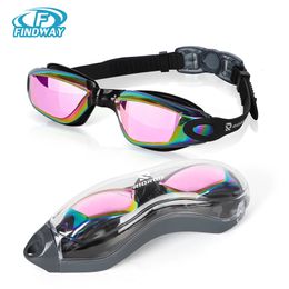 goggles Kids Swimming Goggles Professional Anti-Fog/UV Protection No Leakage for 3-14 Years Girls Boys Swimming Goggles Gift Case 231030