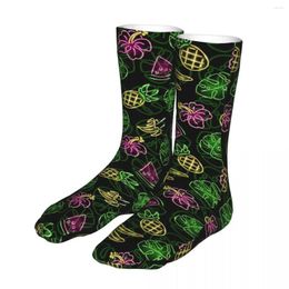 Men's Socks Summer Pineapple Fruit Woman 2023 Men Colourful Sport Sock