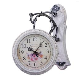 Wall Clocks Double Sided Kitchen Home Decor Decorative Antique