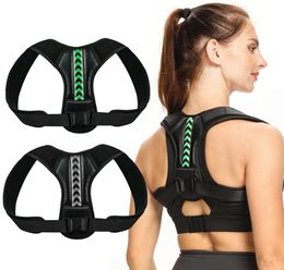 Adjustable Back Shoulder Posture Corrector Belt Clavicle Spine Support Reshape Your Body Home Office Sport Upper Back Neck Brace1800991