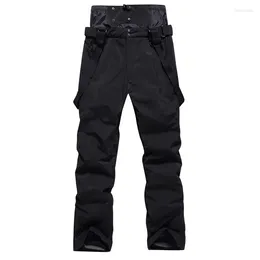 Skiing Pants 2024 Winter Ski Strap Men Outdoor Snowboard Thickened Thermal Overall Trousers Windproof Waterproof