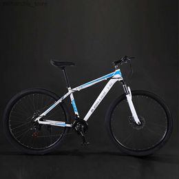 Bikes 27.5/29 Inches Bicycle Aluminum Alloy Mountain Bike Soft And Comfortable Seats Sensitive Dual Disc Brake Wear-Resistant Tire Q231028