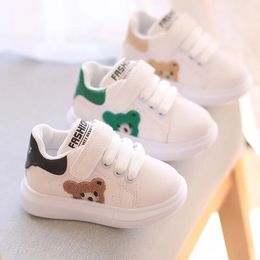 Sneakers 21 30 Size Children s Anti slip wear resistant Casual Shoes Kids White Girls Boys Soft soled Walking 231129