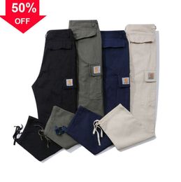 Men's Pants Oversized Mens Carhart Designer Casual Loose Overalls Multi Functional Trousers Pocket Sweatpants Advanced Design 1158ess