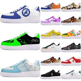 DIY shoes winter black lovely autumn mens Leisure shoes one for men women platform casual sneakers Classic cartoon graffiti trainers comfortable sports 85928