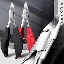 1Pcs Professional Nail Cuticle Scissors Black Red Toes Dead Skin Pliers Trimming Tonail Clipper Nipper Manicure Pedicure Tools Nail ToolsClippers Trimmers Nail