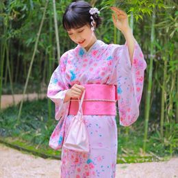 Ethnic Clothing Japanese Kimono Female Formal Wear Non-iron Small Grain Yukata Four Seasons Available