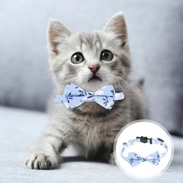 Cat Costumes Adjustable Collar Bowtie With Bell Cute Decor