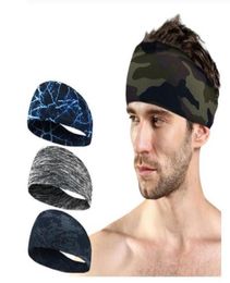 Lycra Absorbent Sport Sweat Headband Elastic Sweatband For Men and Women Yoga Hair Bands Head Sweat Bands Gym Sports8168061